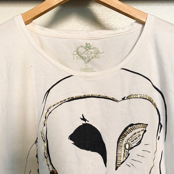 Vera Wang Owl Graphic Tee - Picture 2 of 2
